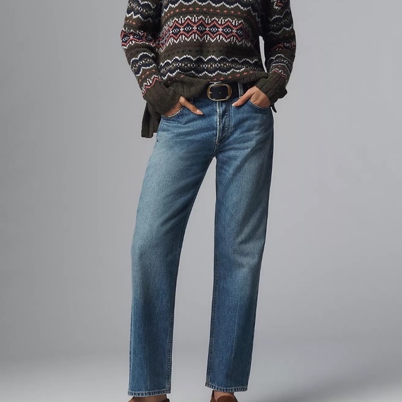 Citizens of Humanity Neve Low-Slung relaxed straight leg jeans 27 - Picture 2 of 9